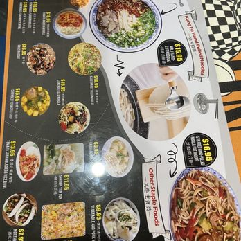 MR.J Hand-Pulled Noodle - Menu part 1 - Noodles Near Me - Ocoee, Florida