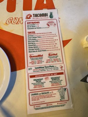 Menu photo 1 Tacombi Miami, FL