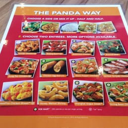 Simplified laminated menu Simplified laminated menu