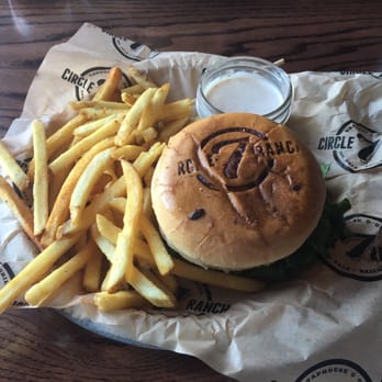 Circle 7 Ranch - Ranch Burger with some spicy ranch - oh yeah ! - Salad Near Me - Ballwin, Missouri