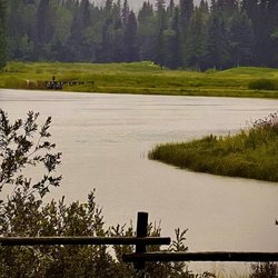 Powderhorn Saloon - A Lake Wintefgreen up the road from the Powderhorn - Slap tail pond is also near by.