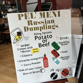 Pel'Meni - Menu - Russian Near Me - Sitka, Alaska