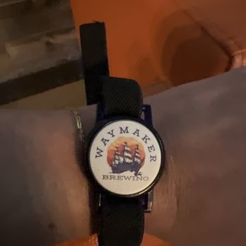 Waymaker Brewing - This wrist bracelet lets you scan the beer or wine that you self serve. They charge by the ounce not the glass which is super cool. - Brewpubs Near Me - Roseville, California Waymaker Brewing - This wrist bracelet lets you scan the beer or wine that you self serve. They charge by the ounce not the glass which is super cool. - Brewpubs Near Me - Roseville, California