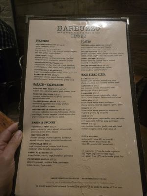 Menu photo 2 Barbuzzo Philadelphia, PA