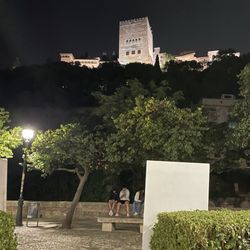 Rabo de Nube - Alhambra from our table