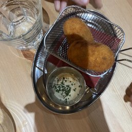 Rice balls with vegan mayo