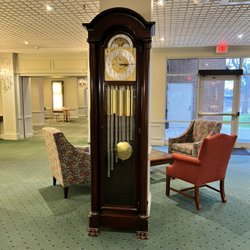 Halim Time & Glass Museum - Grand Father clock restores by us weights pendulum dial and movements.