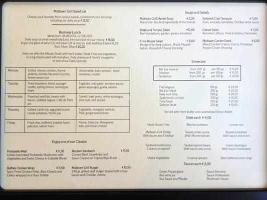Menu photo 3 Midtown Grill Berlin, BE