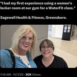 Sagewell Health & Fitness - A man bragging about using the women's locker room *Disturbing*