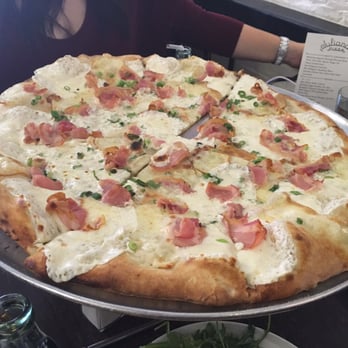 Juliana's - We ordered the #1 Pizza Special. Bacon? Yaaasssssss - Pizza Near Me - Brooklyn, New York Juliana's - We ordered the #1 Pizza Special. Bacon? Yaaasssssss - Pizza Near Me - Brooklyn, New York
