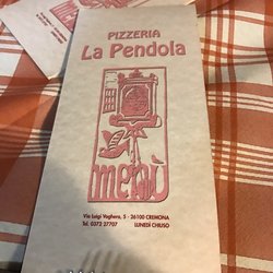 Pizzeria La Pendola - Menu