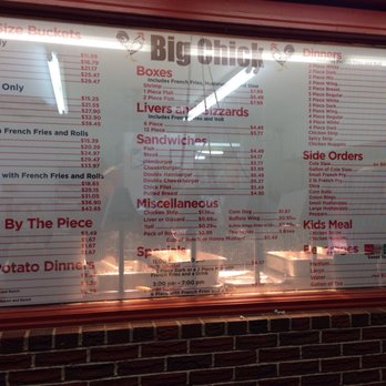 Big Chick - Menu - Chicken Wings Near Me - Washington, Georgia Big Chick - Menu - Chicken Wings Near Me - Washington, Georgia