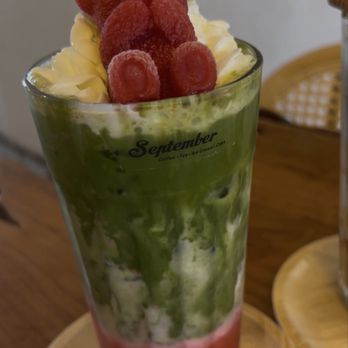 September - Strawberry Matcha (ig: @ocfitfoodie) - Ice Cream & Frozen Yogurt Near Me - Westminster, California September - Strawberry Matcha (ig: @ocfitfoodie) - Ice Cream & Frozen Yogurt Near Me - Westminster, California