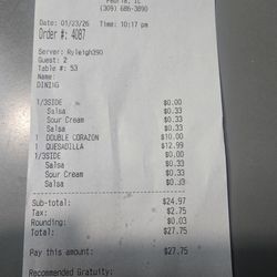 Crusens - Receipt ....