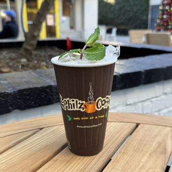 Philz Coffee - Mint Mojito Iced Coffee - Coffee & Tea Near Me - Pasadena, California Philz Coffee - Mint Mojito Iced Coffee - Coffee & Tea Near Me - Pasadena, California