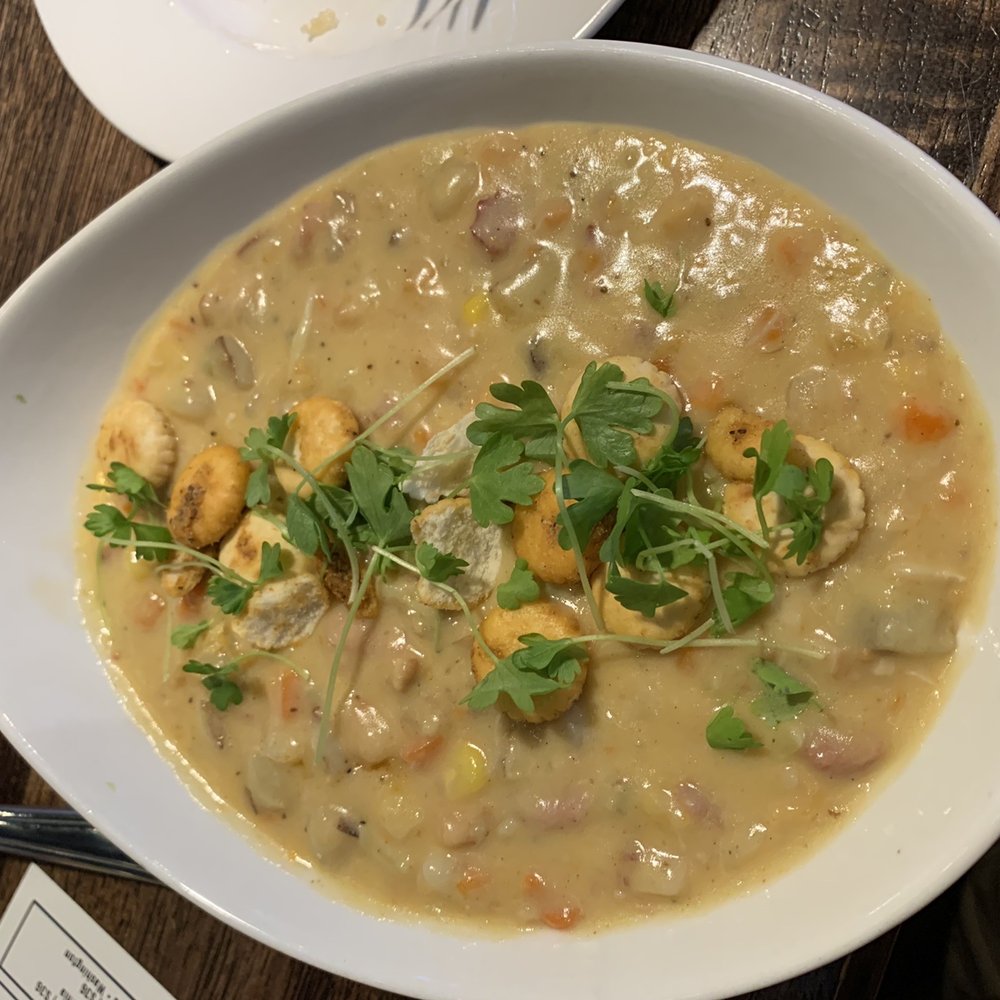 Dogfish Head Brewings & Eats - Chowder. I highly recommend this - American Near Me - Rehoboth Beach, Delaware Dogfish Head Brewings & Eats - Chowder. I highly recommend this - American Near Me - Rehoboth Beach, Delaware