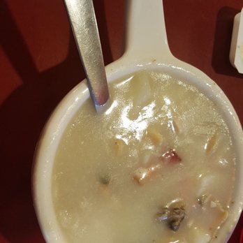 Riverview Cafe - A cup of clam chowder - Seafood Near Me - Sneads Ferry, North Carolina