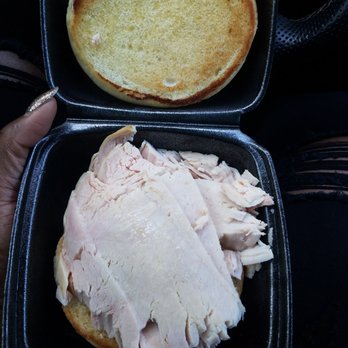 Steve's Rib - a sandwich and a turkey sandwich - Barbeque Near Me - Edmond, Oklahoma