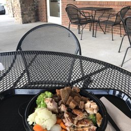 a plate of food on a table a plate of food on a table
