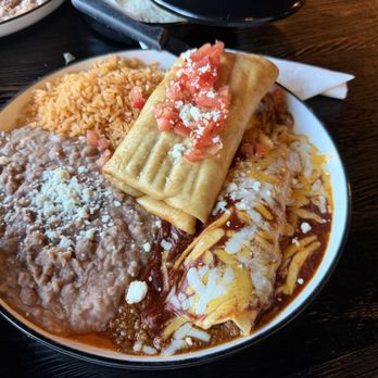 Rigo´s - Chimichanga and Enchilada Mix & Match Combo (Pick Two) - Latin American Near Me - Vancouver, Washington Rigo´s - Chimichanga and Enchilada Mix & Match Combo (Pick Two) - Latin American Near Me - Vancouver, Washington