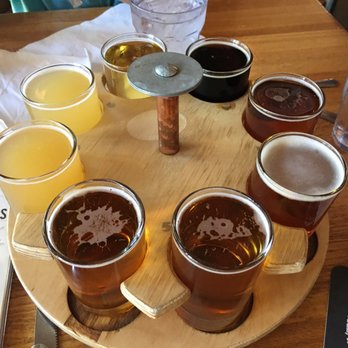 Snake River Brewing - Only sampler size is an 8x. Includes everything they make. - Brewpubs Near Me - Jackson, Wyoming Snake River Brewing - Only sampler size is an 8x. Includes everything they make. - Brewpubs Near Me - Jackson, Wyoming