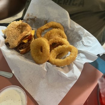 Country Cafe - Cheese burger and onion rings. - Cafes Near Me - Porterville, California Country Cafe - Cheese burger and onion rings. - Cafes Near Me - Porterville, California