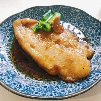 Aka Siro - Nizakana Teishoku, fish fillet with soya, sake and ginger. - Japanese Near Me - Collingwood, VIC Aka Siro - Nizakana Teishoku, fish fillet with soya, sake and ginger. - Japanese Near Me - Collingwood, VIC