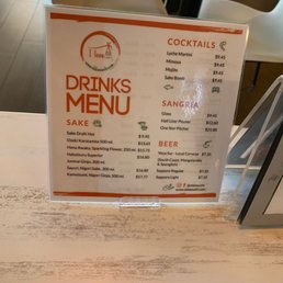 Drink Menu Drink Menu