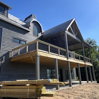 Dwd Remodeling - New all wood deck with metal railings - Windows Installation Near Me - Marietta, Georgia Dwd Remodeling - New all wood deck with metal railings - Windows Installation Near Me - Marietta, Georgia