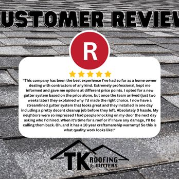 TK Roofing and Gutters - Roofing Near Me - Akron, Ohio