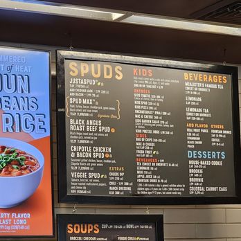 McAlister's Deli - Spuds menu - Salad Near Me - Southern Pines, North Carolina McAlister's Deli - Spuds menu - Salad Near Me - Southern Pines, North Carolina