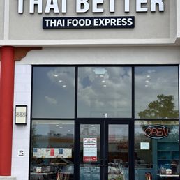 Exterior facade of Thai Better Exterior facade of Thai Better