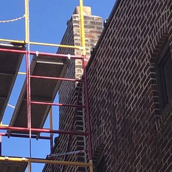Midwest Tuckpointing Pros - This is the chimney they rebuilt and replaced cracked flue for almost nothing - Masonry/Concrete Near Me - St. Louis, Missouri