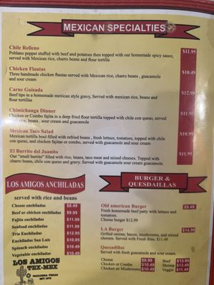 Menu photo 2 Los Amigos Pasadena, TX Menu photo 2 Los Amigos Pasadena, TX