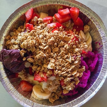 Da Juice Bar - 1/2 ACAI 1/2 PITAYA bowl - Juice Bars & Smoothies Near Me - Glendale, California