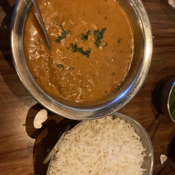 Zaan Indian Cuisine - Goan curry with shrimp. Oh and everyone gets a separate bowl of rice, which is great! - Indian Near Me - Thomasville, Georgia Zaan Indian Cuisine - Goan curry with shrimp. Oh and everyone gets a separate bowl of rice, which is great! - Indian Near Me - Thomasville, Georgia