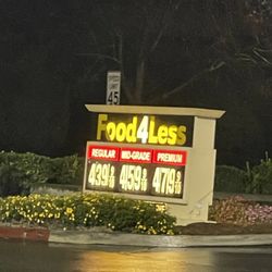 Food 4 Less Gas Station - Gas price today (2-26-24)