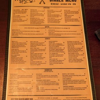 The Rustic Spoon-Red Mill - This is the Dinner Menu. Photo taken January 28, 2026. - Breakfast & Brunch Near Me - Virginia Beach, Virginia The Rustic Spoon-Red Mill - This is the Dinner Menu. Photo taken January 28, 2026. - Breakfast & Brunch Near Me - Virginia Beach, Virginia
