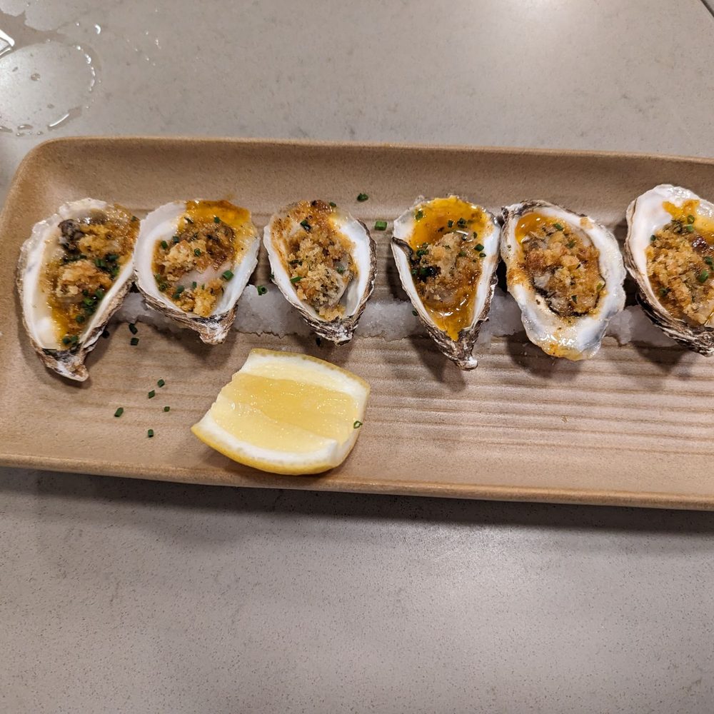 Crawford Cookshop - GRILLED OYSTERS - 3.5/5 - Desserts Near Me - Clayton, North Carolina