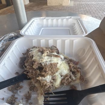 El Atico - I asked for anarepa sandwich & they gave me this: - Colombian Near Me - Boynton Beach, Florida