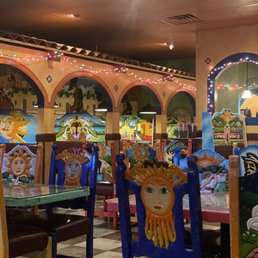 the interior of a mexican restaurant the interior of a mexican restaurant