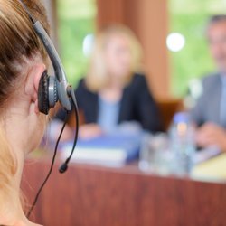 Conference interpreters in every language
