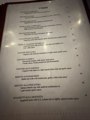 Menu photo 4 Luna Rossa Henderson, NV