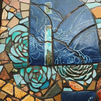 Balboa Mosaic Posts - Public Art Near Me - San Francisco, California