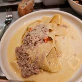Bar Milano - Tagliatelle al Ragù di Vitello. Overcooked pasta, watery sauce, stringy meat. Terrible. $32 - Italian Near Me - New York, New York Bar Milano - Tagliatelle al Ragù di Vitello. Overcooked pasta, watery sauce, stringy meat. Terrible. $32 - Italian Near Me - New York, New York