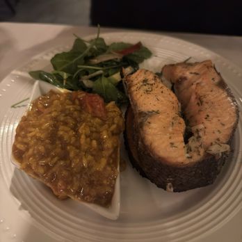 Seared - Salmon with saffron risotto. - Steakhouses Near Me - Albuquerque, New Mexico
