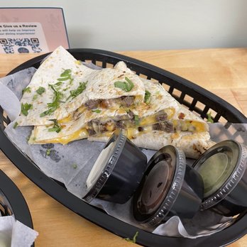 La Chingonita - a plate of quesadillas and a cup of coffee - Mexican Near Me - Philadelphia, Pennsylvania La Chingonita - a plate of quesadillas and a cup of coffee - Mexican Near Me - Philadelphia, Pennsylvania