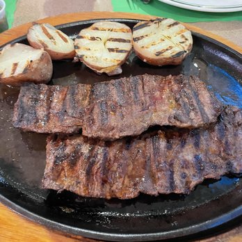 Pollos Mario Steak House & Seafood - Skirt steak with Creole potatoes - ENTRAA A LA CRIOLLA - Seafood Near Me - Hempstead, New York Pollos Mario Steak House & Seafood - Skirt steak with Creole potatoes - ENTRAA A LA CRIOLLA - Seafood Near Me - Hempstead, New York