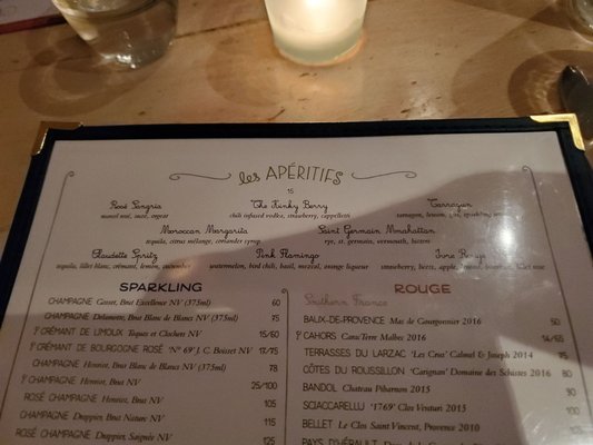 Menu photo 6 Claudette New York, NY
