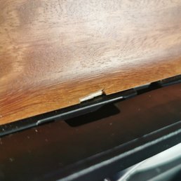 Damaged my wood grain Damaged my wood grain
